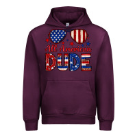 Mauve Wine All American dude Urban Hoodie - Neo Western