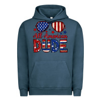 Pigment Midnight Navy All American dude Urban Hoodie - Neo Western