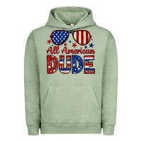 Pigment Oil Green All American dude Urban Hoodie - Neo Western