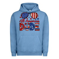 Pigment Pebble Blue All American dude Urban Hoodie - Neo Western