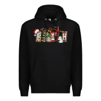 Black Faith Premium Hoodie - CowhideDigitalArt