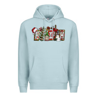 Blue Mist Faith Premium Hoodie - CowhideDigitalArt