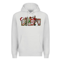 Dove Grey Faith Premium Hoodie - CowhideDigitalArt
