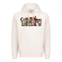 Pale Pink Faith Premium Hoodie - CowhideDigitalArt