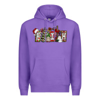 Purple Faith Premium Hoodie - CowhideDigitalArt