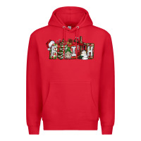 Red Faith Premium Hoodie - CowhideDigitalArt