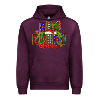 Mauve Wine Christmas big daddy claus Urban Hoodie - FaDigitalArtStudio