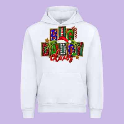 Christmas Big Daddy Claus Urban Hoodie Designed By Fadigitalartstudio