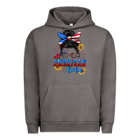Pigment Tornado All American Babe 4th of July Urban Hoodie - CowGirlArtShop