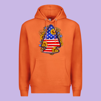 American Flag Arrowhead Premium Hoodie Designed By Neo Western