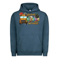 Pigment Midnight Navy Student Delivery Specialist Urban Hoodie - CowhideDigitalArt