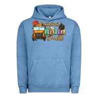 Pigment Pebble Blue Student Delivery Specialist Urban Hoodie - CowhideDigitalArt