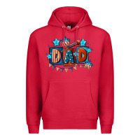 Cardinal American Dad  4th of july Premium Hoodie - CowGirlArtShop