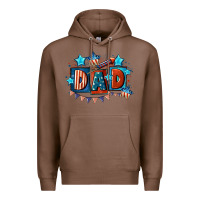 Chestnut American Dad  4th of july Premium Hoodie - CowGirlArtShop