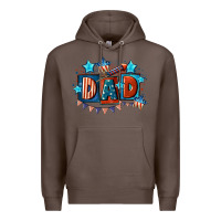 Coffee American Dad  4th of july Premium Hoodie - CowGirlArtShop