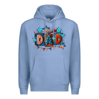 Colony Blue American Dad  4th of july Premium Hoodie - CowGirlArtShop
