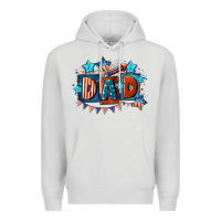 Dove Grey American Dad  4th of july Premium Hoodie - CowGirlArtShop