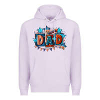 Lilac American Dad  4th of july Premium Hoodie - CowGirlArtShop