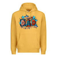 Mustard American Dad  4th of july Premium Hoodie - CowGirlArtShop