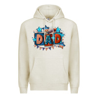 Oatmeal Heather American Dad  4th of july Premium Hoodie - CowGirlArtShop