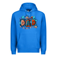 True Royal American Dad  4th of july Premium Hoodie - CowGirlArtShop