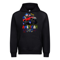Black All American Boy 4th july Urban Hoodie - CowGirlArtShop