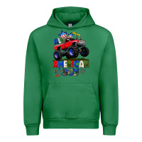 Emerald All American Boy 4th july Urban Hoodie - CowGirlArtShop