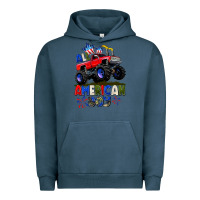 Pigment Midnight Navy All American Boy 4th july Urban Hoodie - CowGirlArtShop
