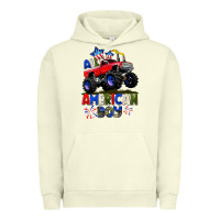 Pigment Pistachio All American Boy 4th july Urban Hoodie - CowGirlArtShop