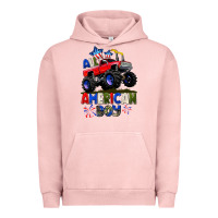 Pigment Salmon All American Boy 4th july Urban Hoodie - CowGirlArtShop