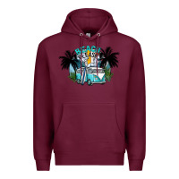 Burgundy beach please Premium Hoodie - SublimationCraftShop