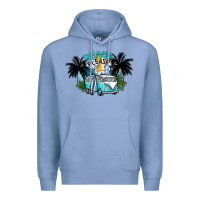 Colony Blue beach please Premium Hoodie - SublimationCraftShop
