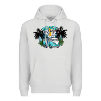 Dove Grey beach please Premium Hoodie - SublimationCraftShop