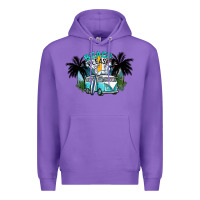 Purple beach please Premium Hoodie - SublimationCraftShop
