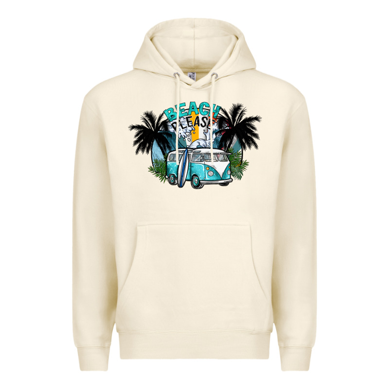 Beach Please Premium Hoodie by SublimationCraftShop | Teevron