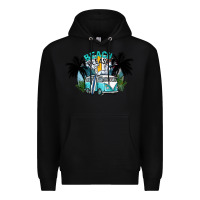 Black beach please Premium Hoodie - SublimationCraftShop