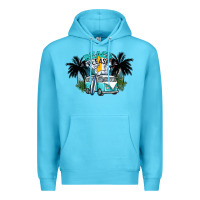 Ocean Blue beach please Premium Hoodie - SublimationCraftShop