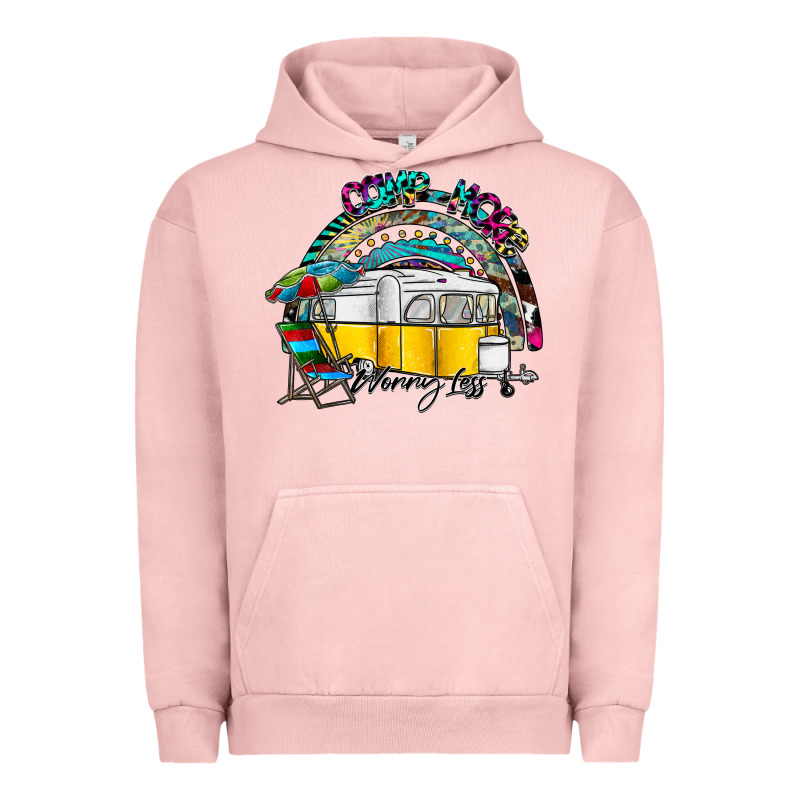 Camp More Worry Less Urban Hoodie by SublimationCraftShop | Teevron