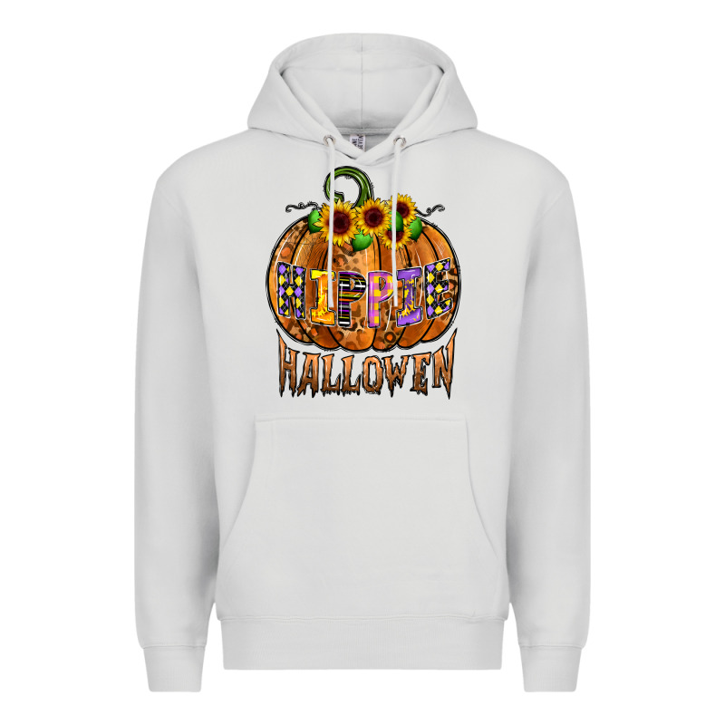 Hippie Halloween Premium Hoodie by CowhideDigitalArt | Teevron
