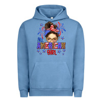 Pigment Pebble Blue All American girl Urban Hoodie - Neo Western