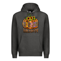 Charcoal Heather hippie halloween Premium Hoodie - CowhideDigitalArt