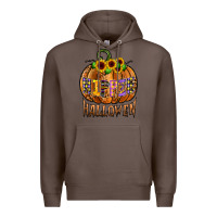 Coffee hippie halloween Premium Hoodie - CowhideDigitalArt