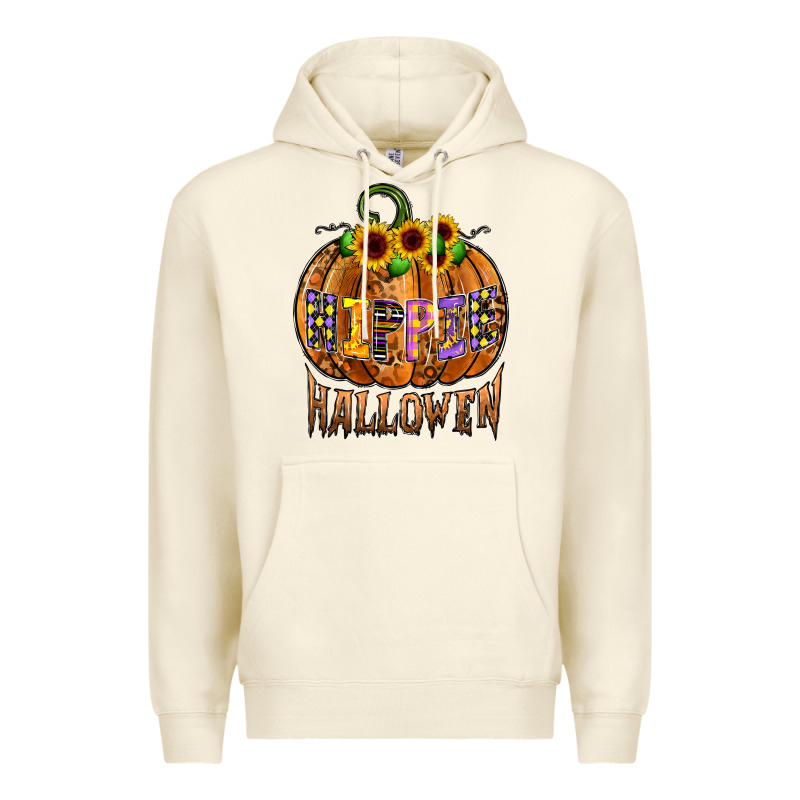 Hippie Halloween Premium Hoodie by CowhideDigitalArt | Teevron