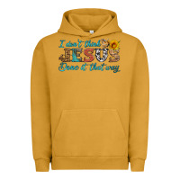 Pigment Peanut Butter i don't think jesus done it that way Urban Hoodie - HRA Design Shop