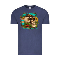 Dead Tired Fueled By Coffee Vintage Tee | Teevron