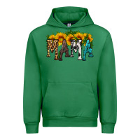 Emerald mama with sunflower Urban Hoodie - HRA Design Shop