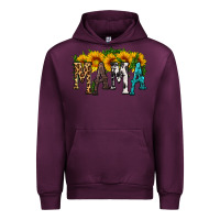 Mauve Wine mama with sunflower Urban Hoodie - HRA Design Shop