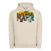 Pigment French Oak mama with sunflower Urban Hoodie - HRA Design Shop