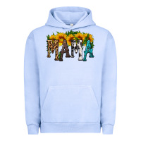 Pigment Grape Ice mama with sunflower Urban Hoodie - HRA Design Shop