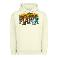 Pigment Pistachio mama with sunflower Urban Hoodie - HRA Design Shop